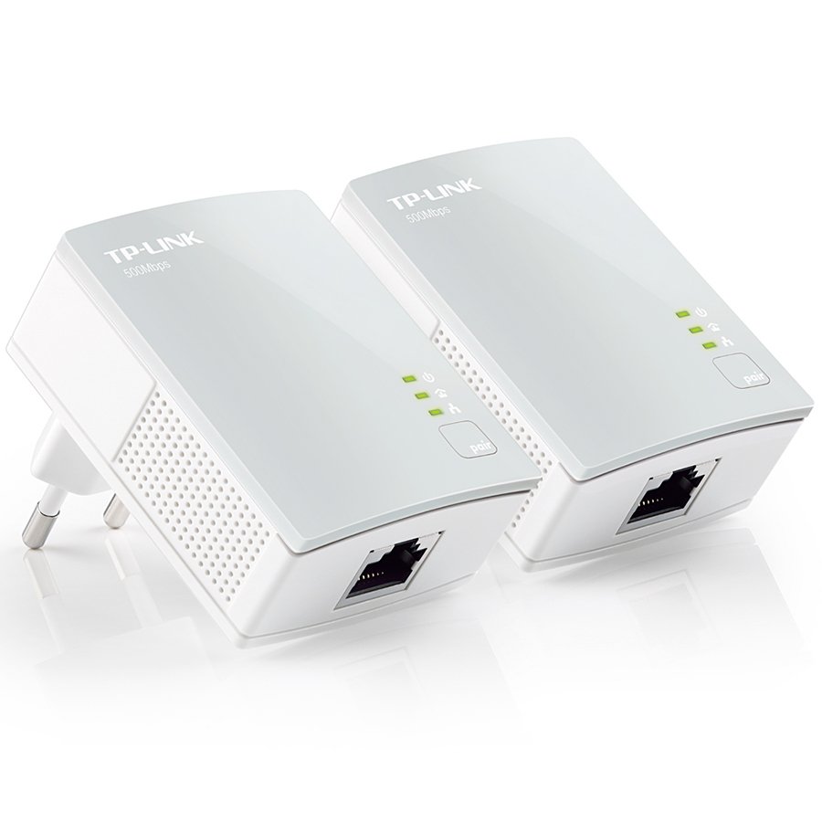 AV600 Powerline Starter Kit, Qualcomm, 1 Fast