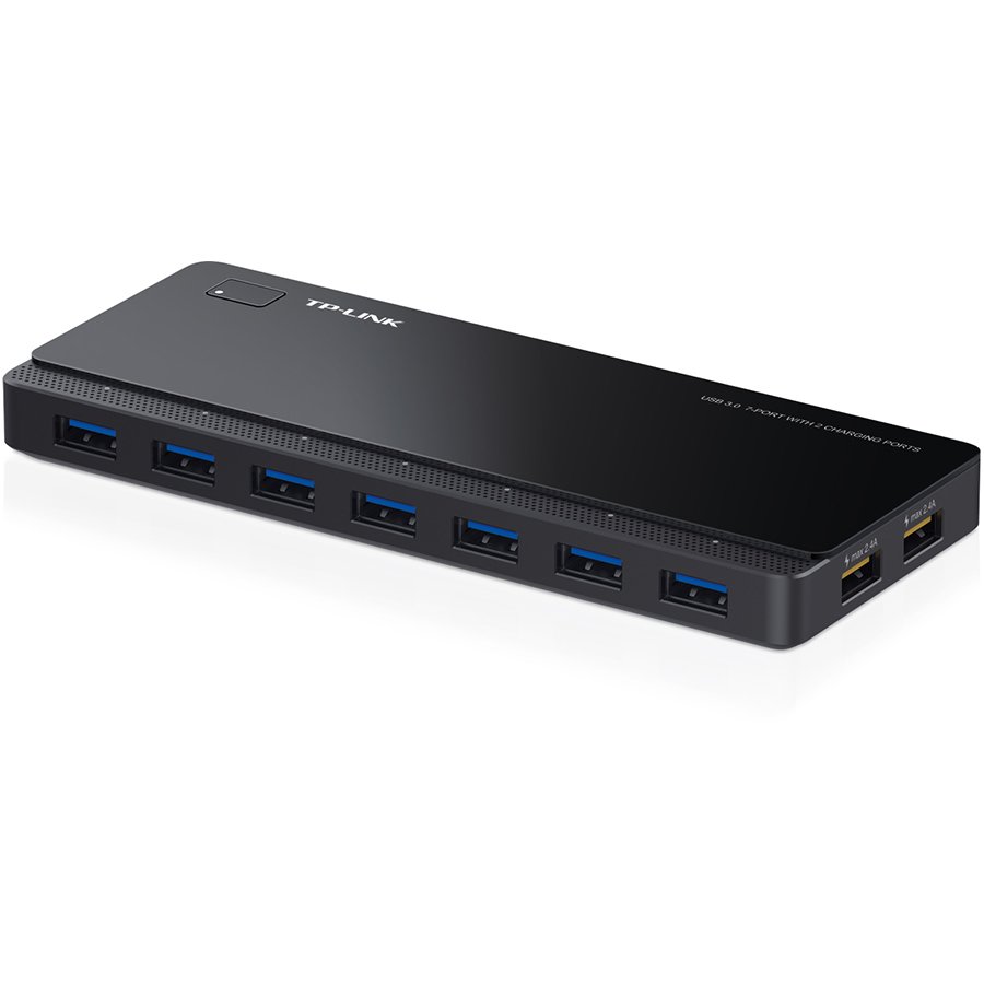 7 ports USB 3.0 Hub with 2 power charge ports
