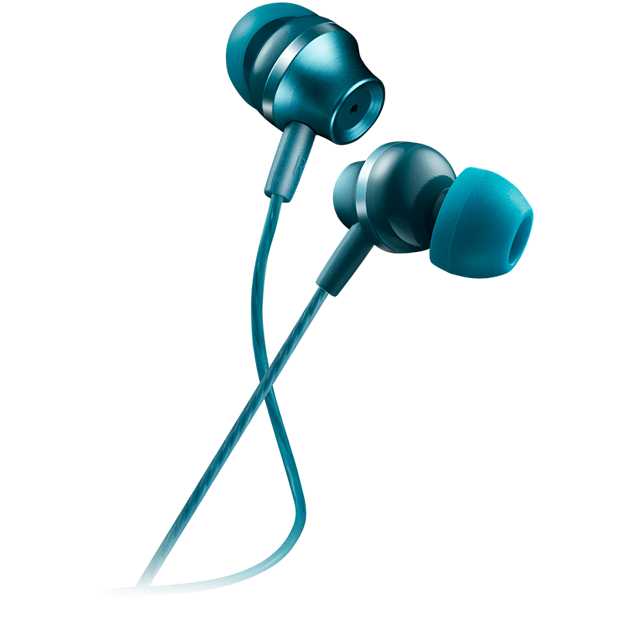 CANYON Stereo earphones with microphone, metallic