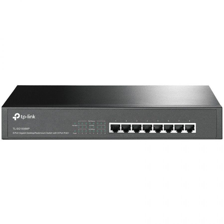TP-Link 8-Port Gigabit PoE+ Switch, 8 Gigabit