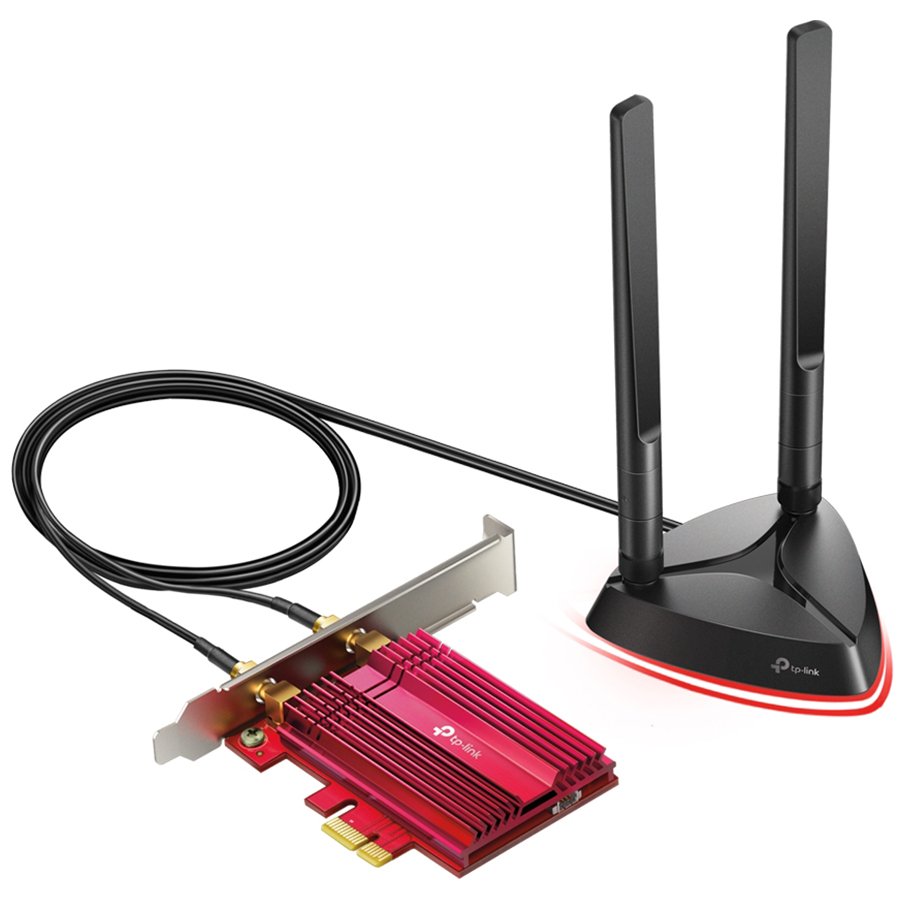 TP-Link AX3000 WiFi 6 Bluetooth 5.0 PCIe adapter.