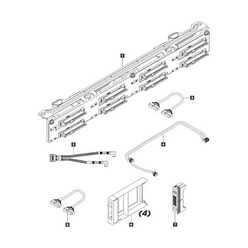 Lenovo ThinkSystem SR530/SR630 2.5" SATA/SAS