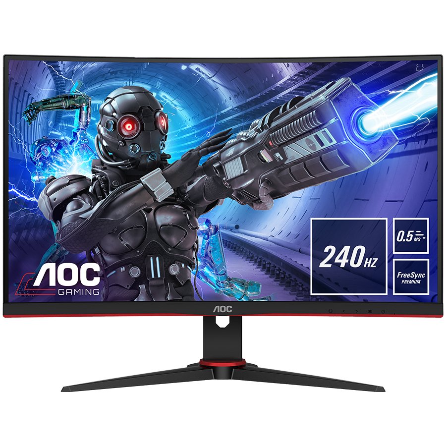 AOC Monitor LED C27G2ZE Gaming Curved 240Hz (27“