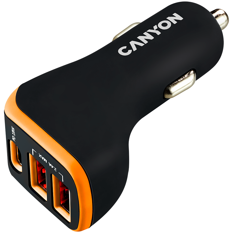 CANYON C-08, Universal 3xUSB car adapter, Input