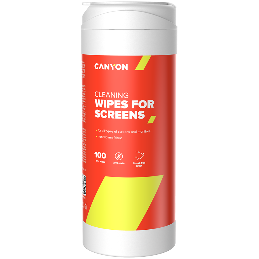 CANYON CCL11, Screen Cleaning Wipes, Wet cleaning