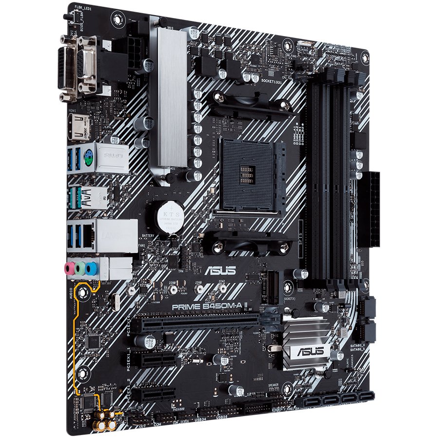 ASUS PRIME B450M-A II AM4 mATX MB - AMD B450