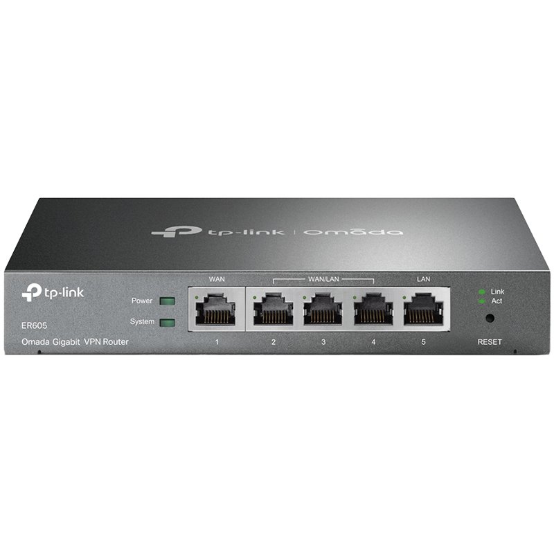 TP-Link ER605 Omada Gigabit VPN Router, 1 x G