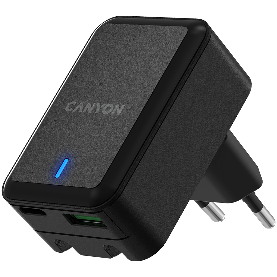 CANYON H-20Т, PD 20W/QC3.0 18W WALL Charger with