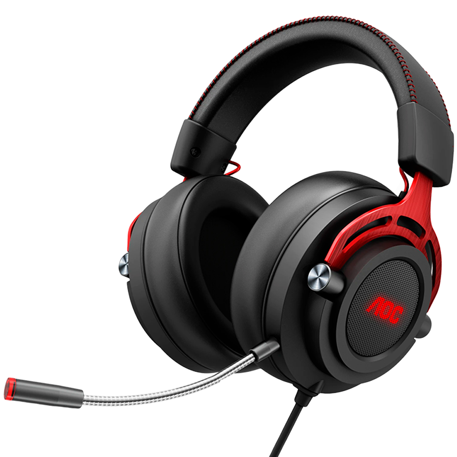 AOC Gaming Headset USB Omnidirectional Virtual