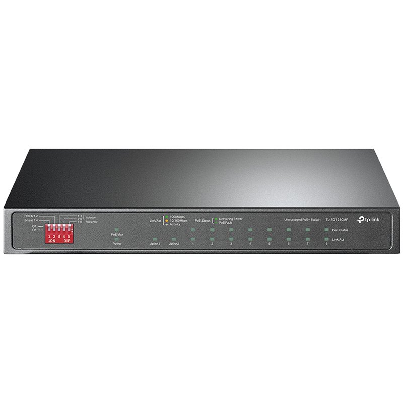 10-Port Gigabit Desktop Switch with 8-Port