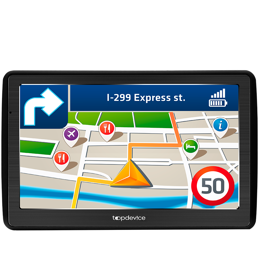 Topdevice GPS Navigator 770, 7" (800*480) TN