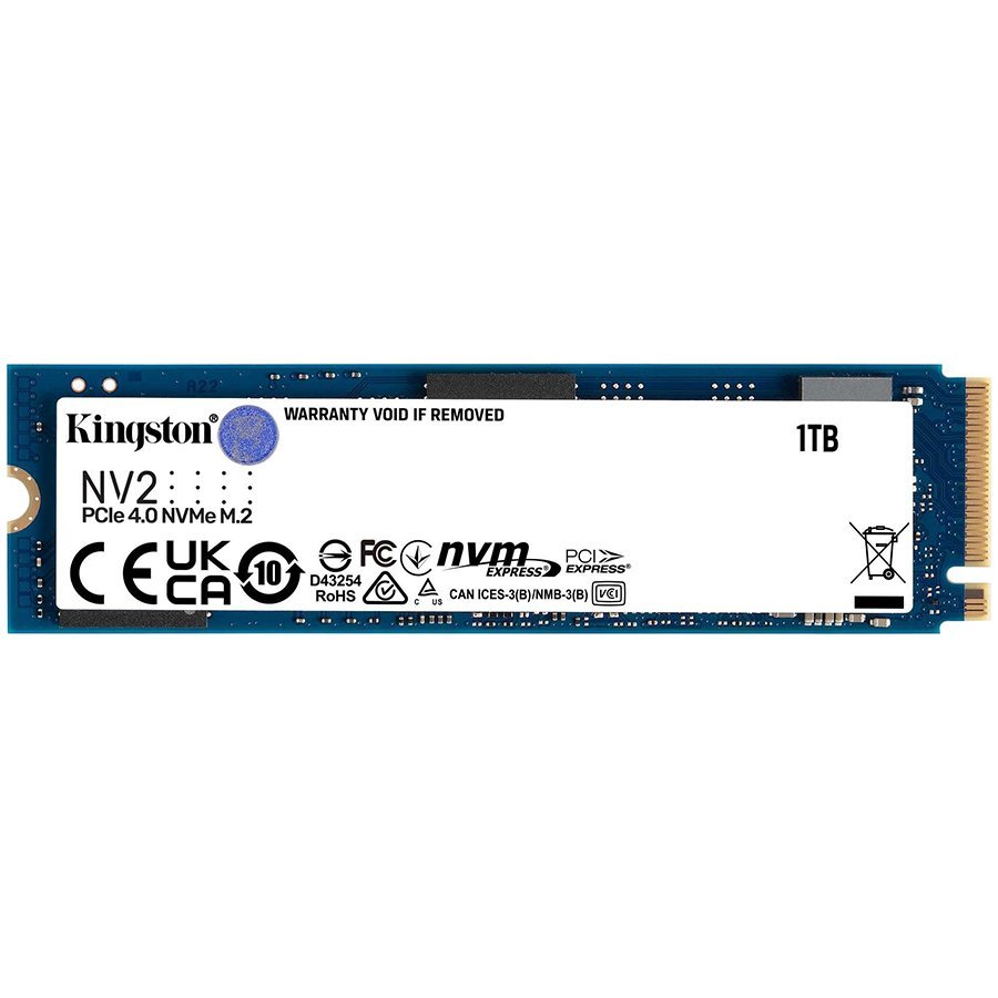 Kingston 2TB NV2 M.2 2280 PCIe 4.0 NVMe SSD, up