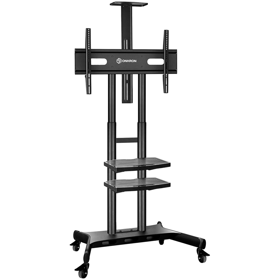 ONKRON Mobile TV Stand for 50-83” TVs with Wheels