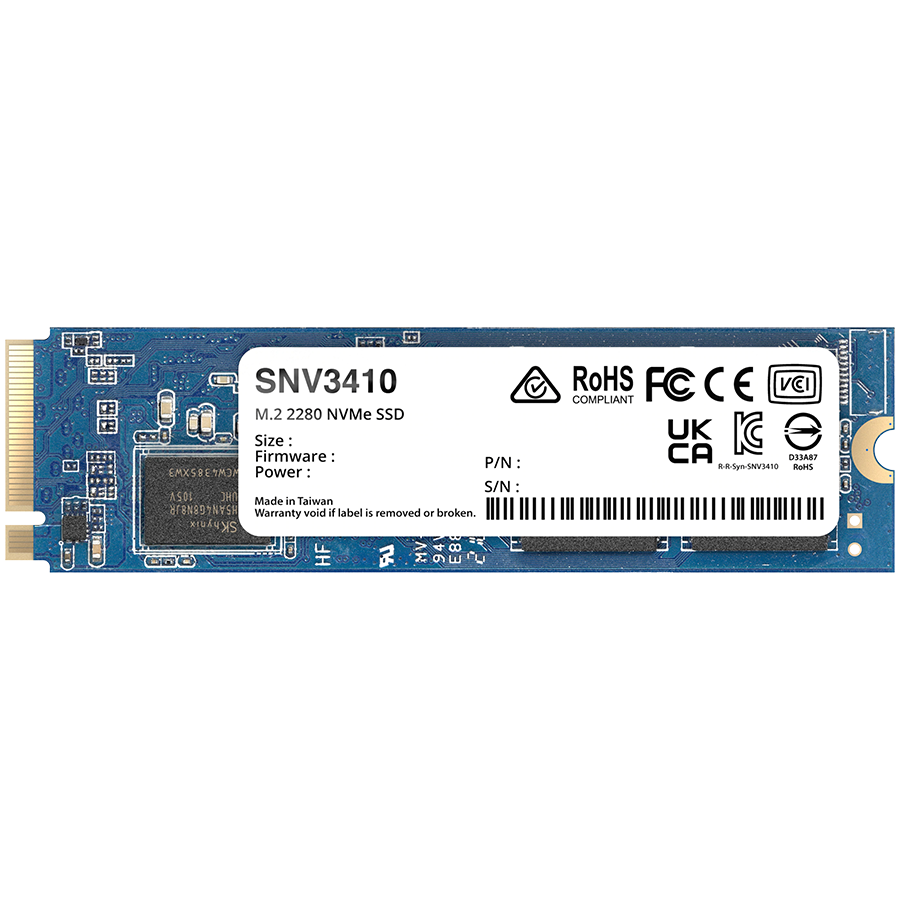 Synology 800GB SNV3410 NVMe M.2 2280 SSD