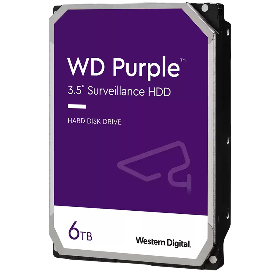 HDD Video Surveillance WD Purple 6TB CMR, 3.5''