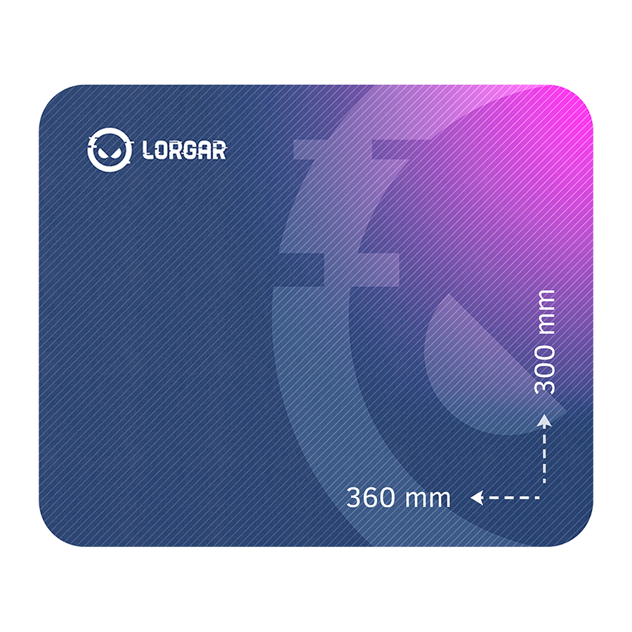 Lorgar Main 133, Gaming mouse pad, High-speed