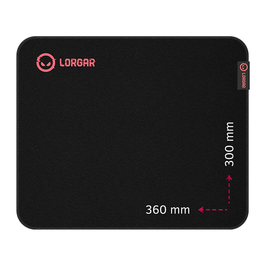 Lorgar Main 323, Gaming mouse pad, Precise