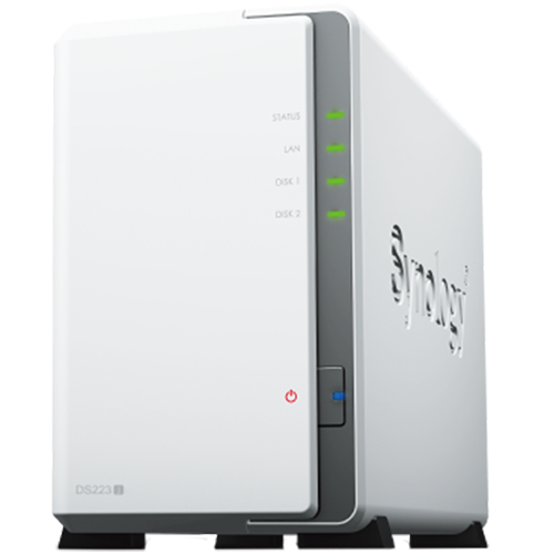 Synology DS223j, Tower, 2-bays 3.5'' SATA