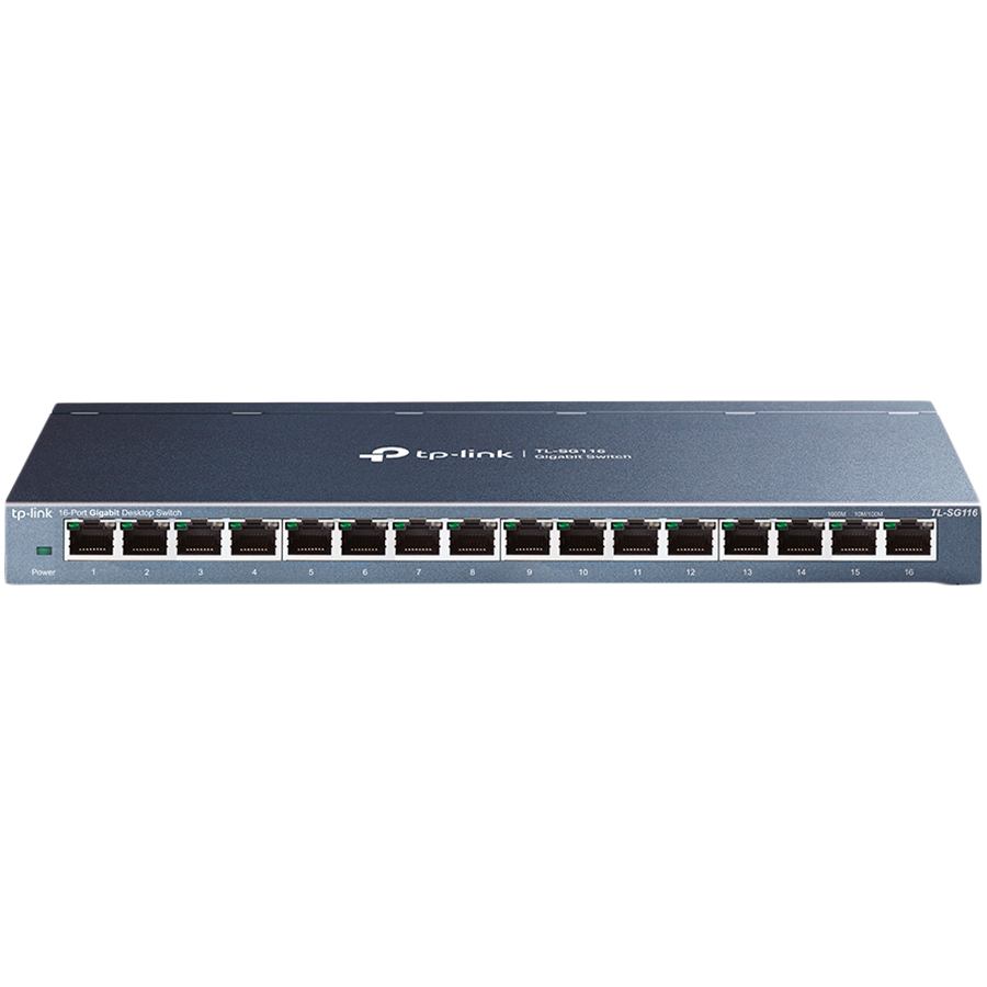 TP-Link TL-SG116P 16-Port Gigabit Desktop Switch
