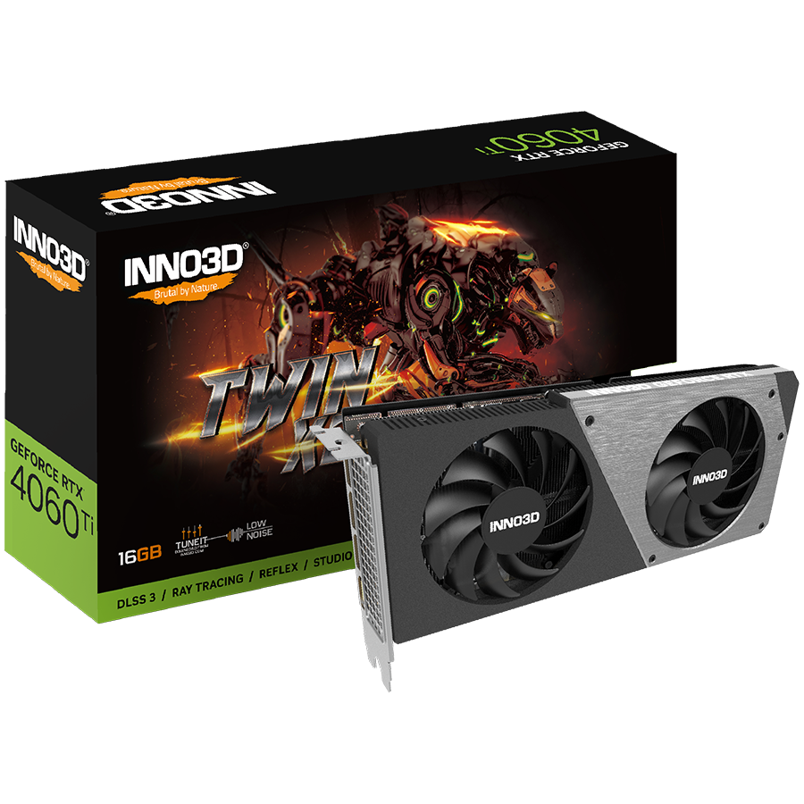 INNO3D GEFORCE RTX 4060 TWIN X2 (2460MHz/ 17Gbps)