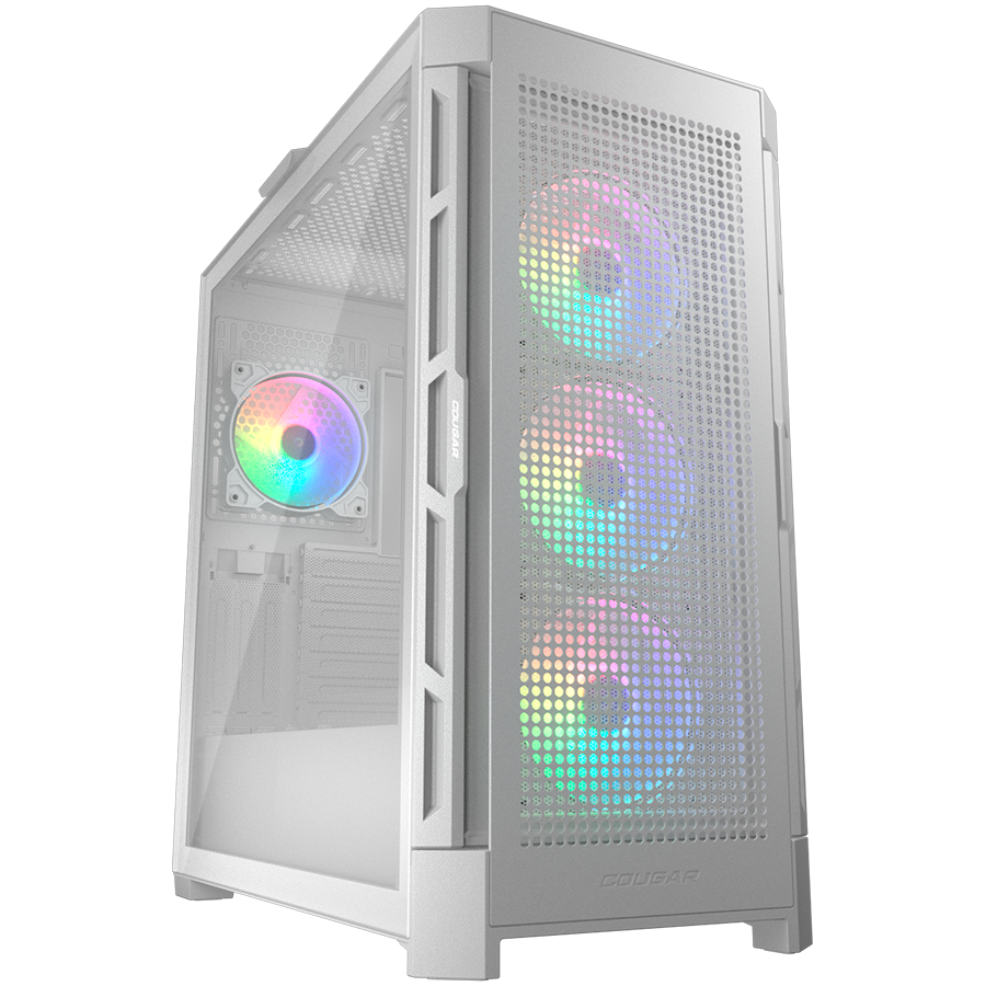 COUGAR DUOFACE PRO RGB PC Case, Mid Tower, White