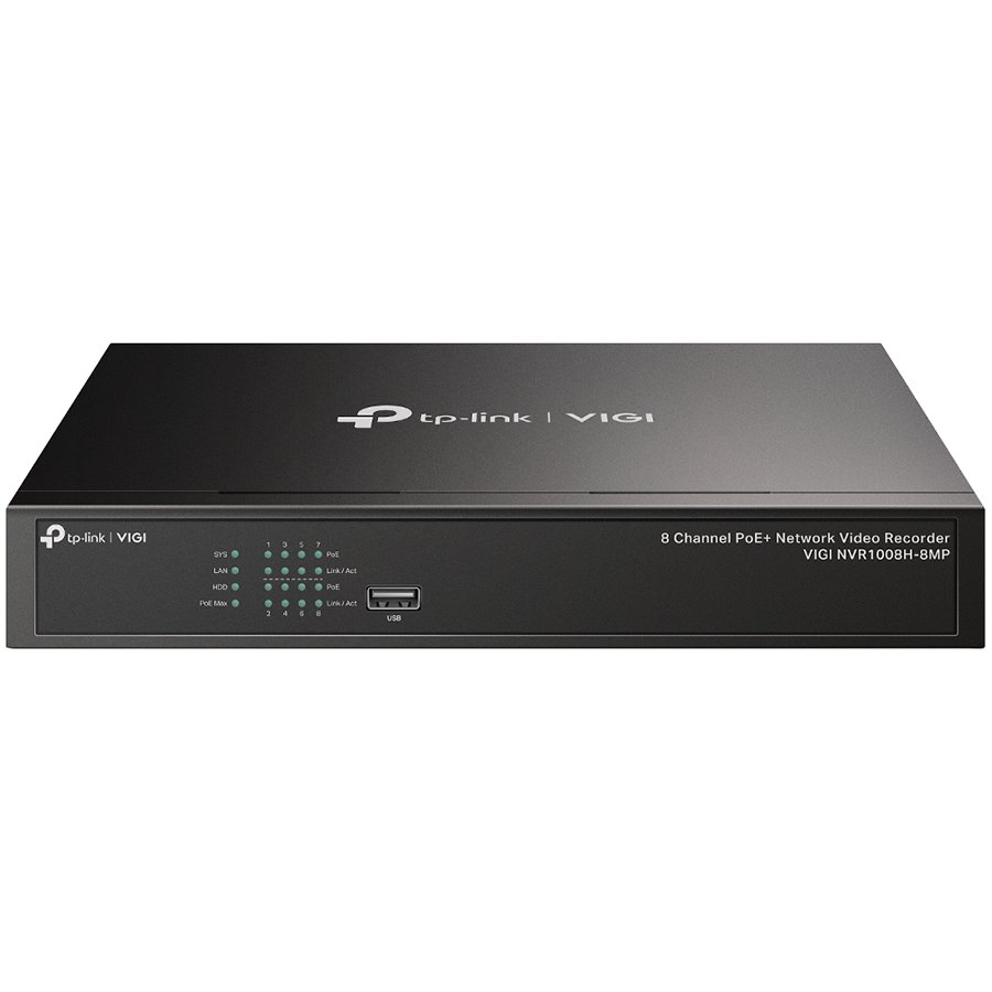 TP-Link VIGI NVR1008H-8MP 8 Channel PoE Network