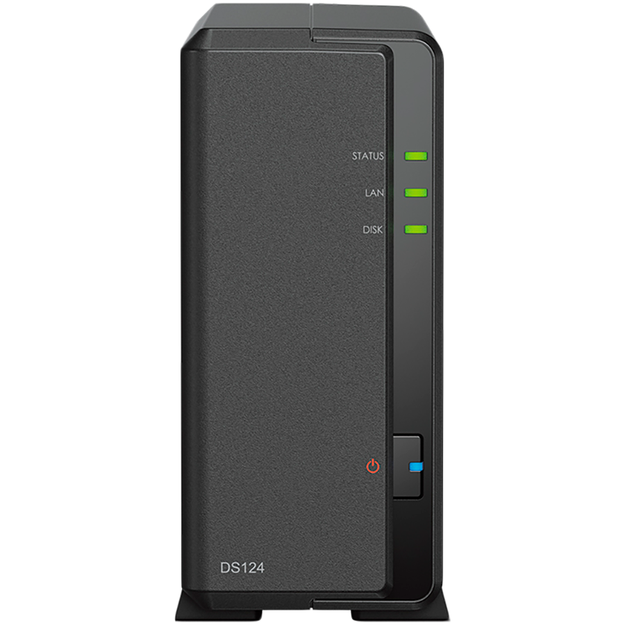 Synology DiskStation DS124 1-Bay NAS, CPU 4-core