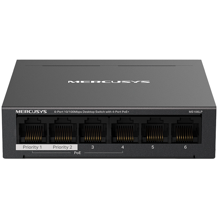 Mercusys MS106LP 6-Port 10/100 Mbps Desktop