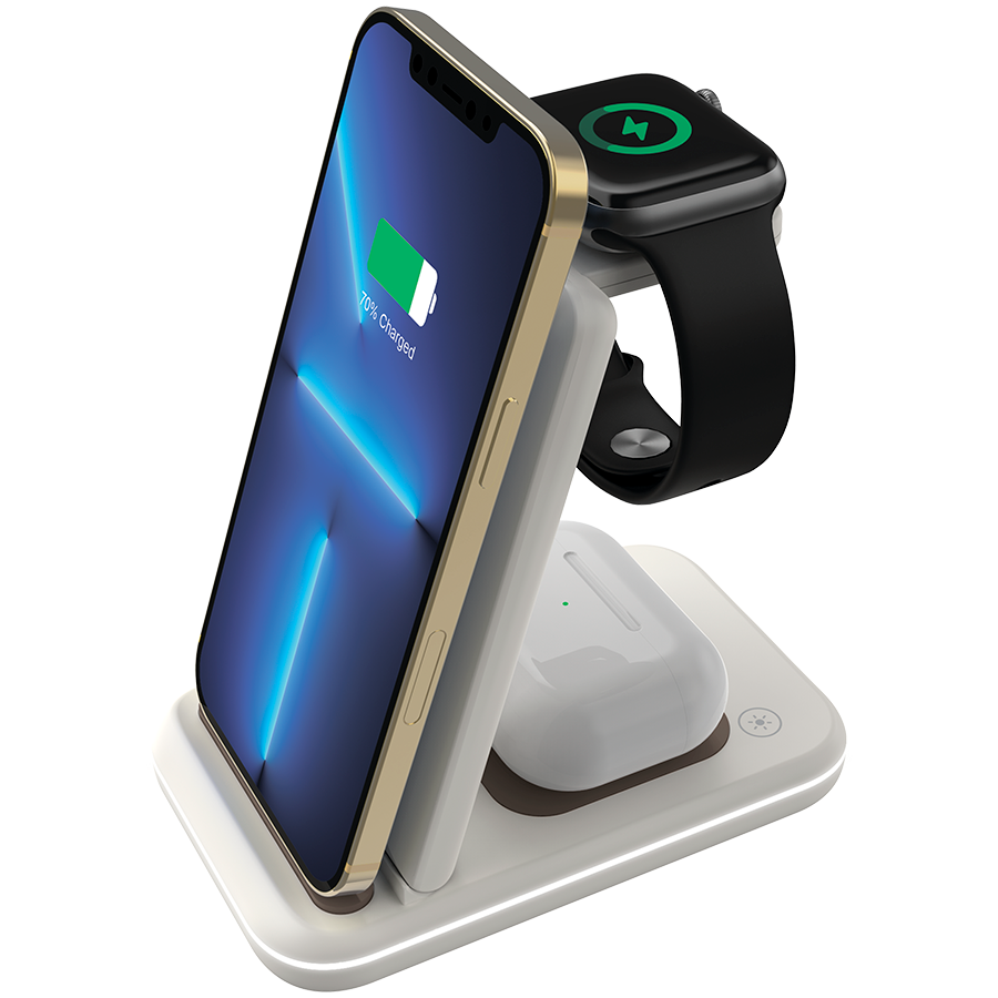 CANYON wireless charger WS-304 15W 3in1 Cosmic