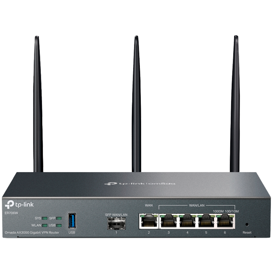 TP-Link ER706W Omada AX3000 Wi-Fi 6 Gigabit VPN