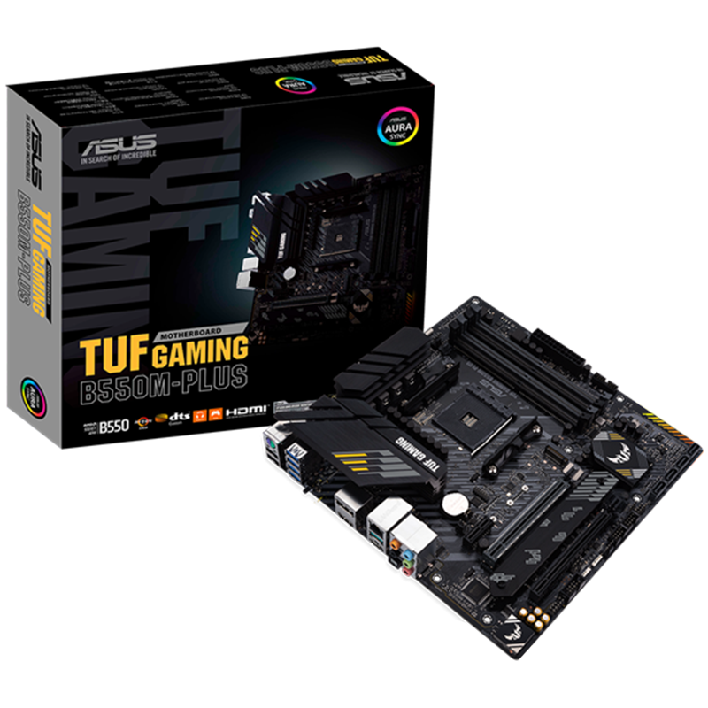 ASUS TUF GAMING B550M-PLUS AM4 mATX gaming MB