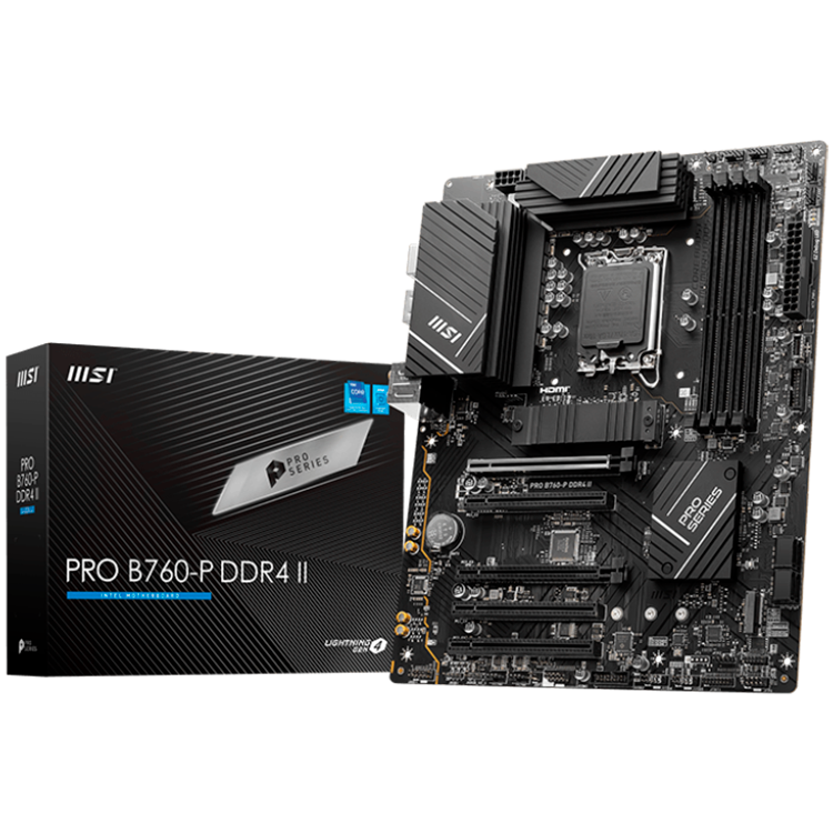 MSI Main Board Desktop PRO B760-P DDR4 II (LGA