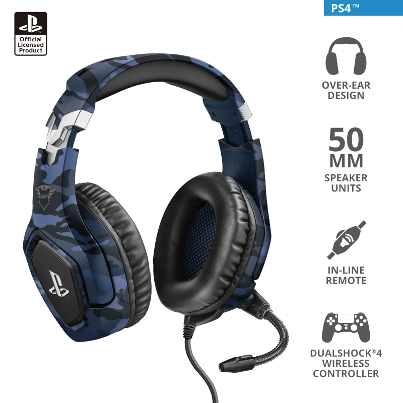 Trust GXT 488 Forze-B žičanegaming slušalice, PS4