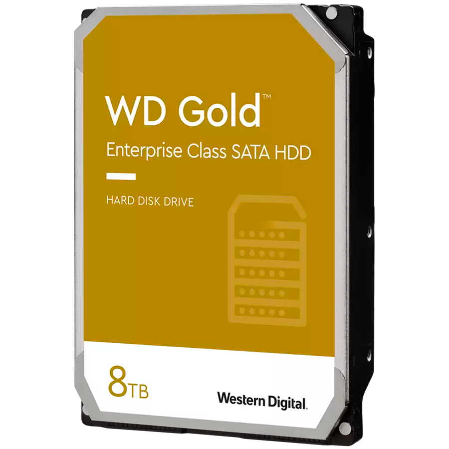 HDD Server WD Gold 8TB CMR, 3.5'', 256MB, 7200