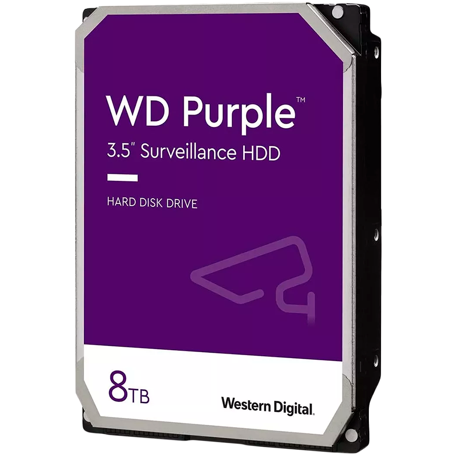 HDD Video Surveillance WD Purple 8TB CMR, 3.5''