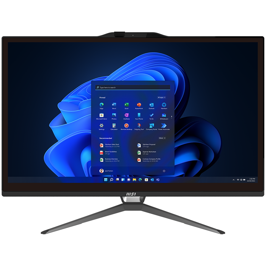 MSI PRO AP222T AIO Desktop FHD Multi Touch 21.5"