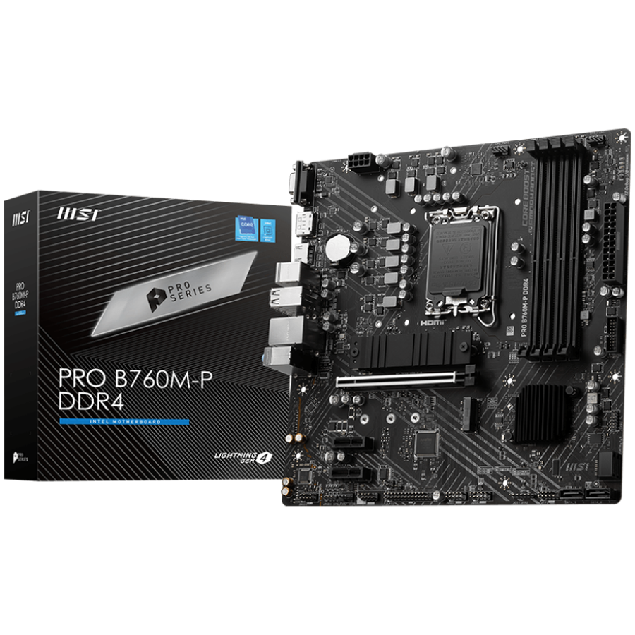 MSI MB B760 LGA 1700 4x DDR4 1x HDMI 1x
