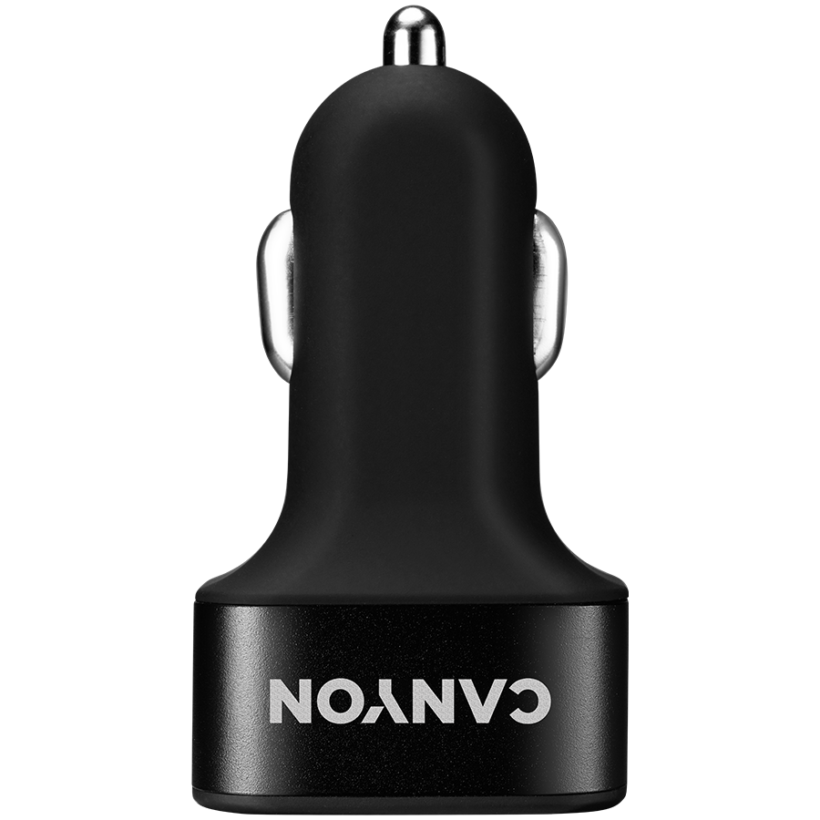 CANYON Mini 3 USB car adapter, Input 12V-24V