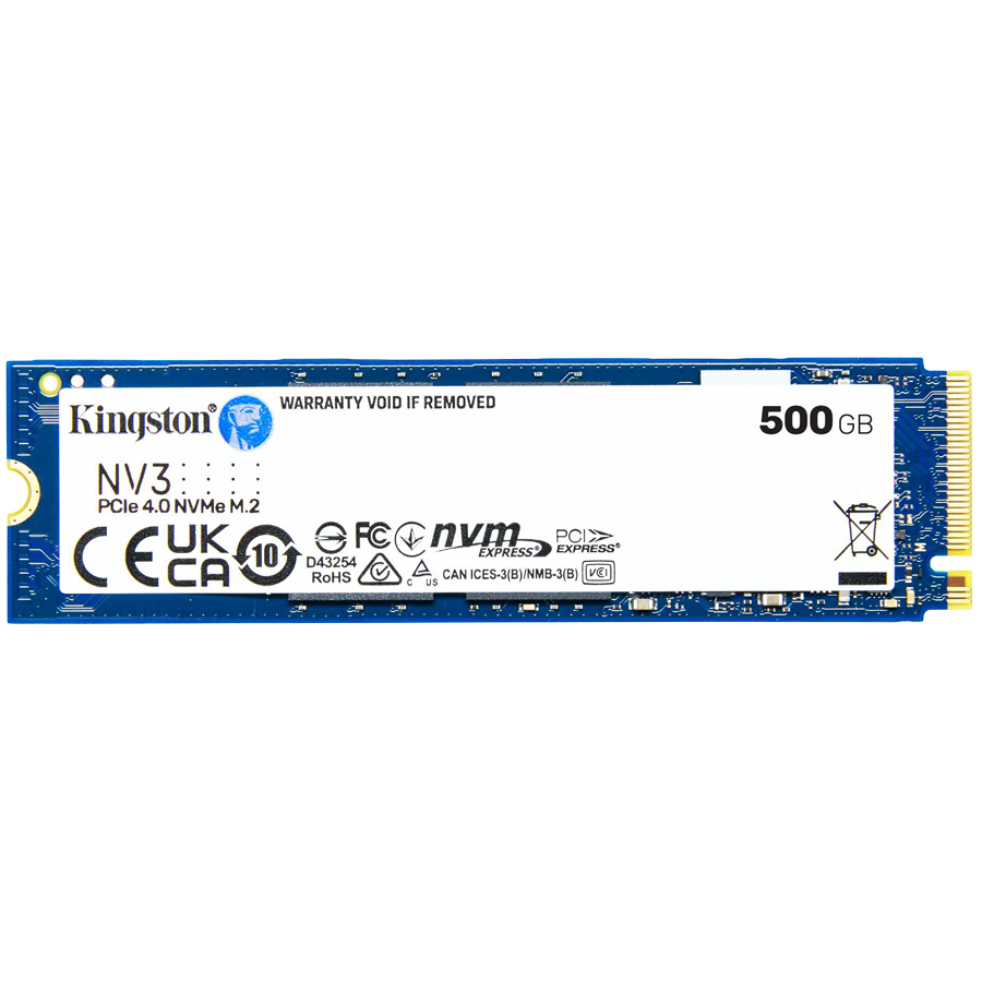 Kingston 500GB NV3 SSD M.2 2280 PCIe 4.0 NVMe