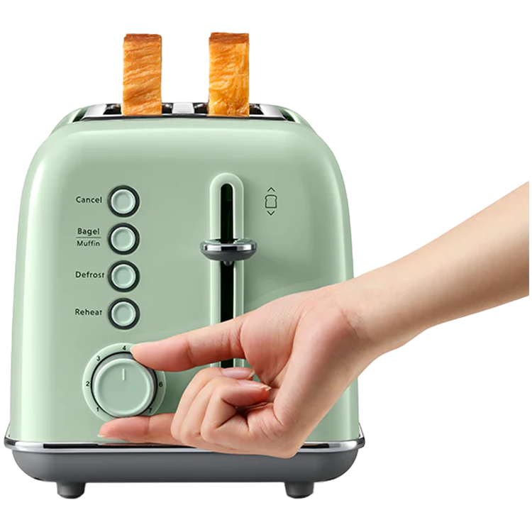 BUYDEEM 2 Slice Toaster, model DT620E, color Cozy