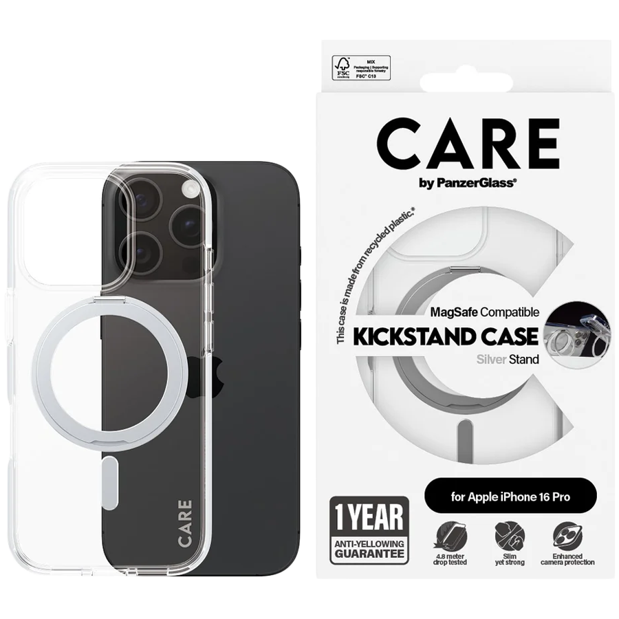 CARE by PanzerGlass Feature Case Transparent w.