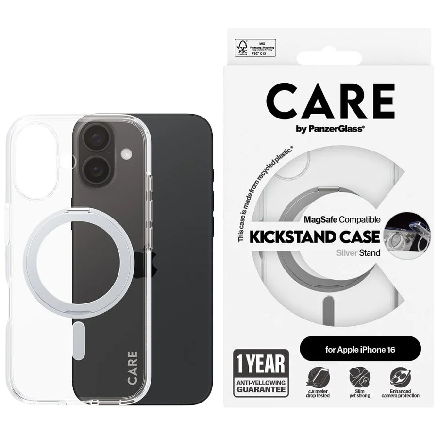 CARE by PanzerGlass Feature Case Transparent w.