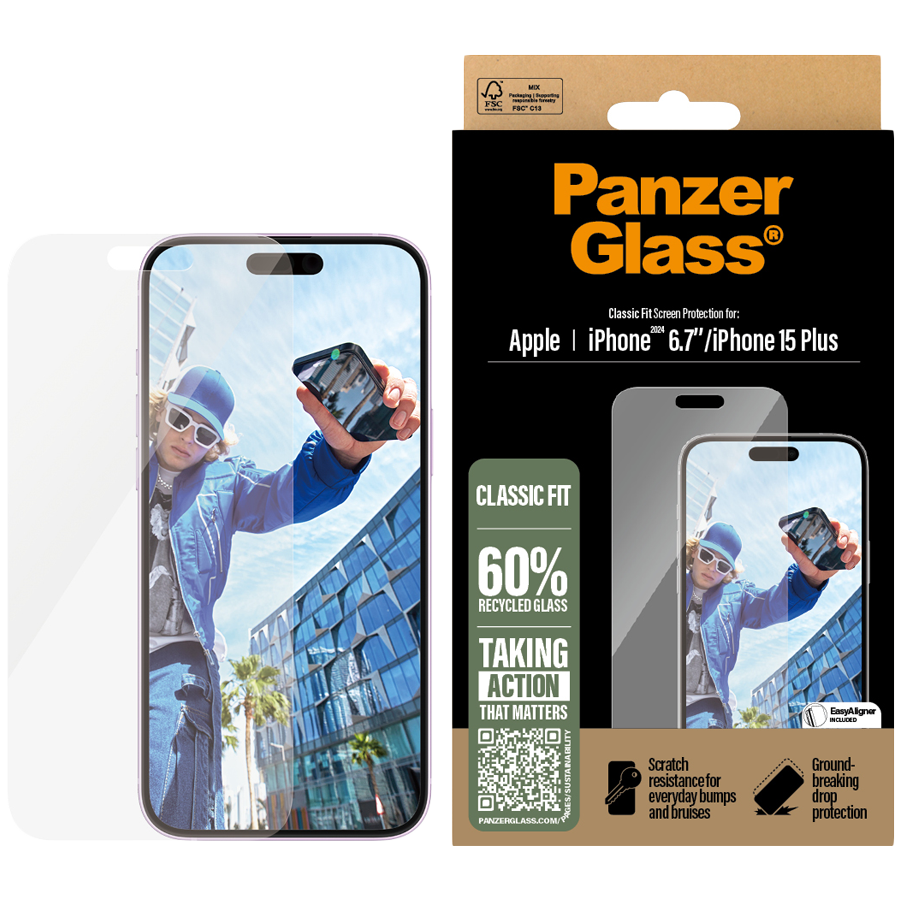 PanzerGlass Screen Protector iPhone 16 Plus |