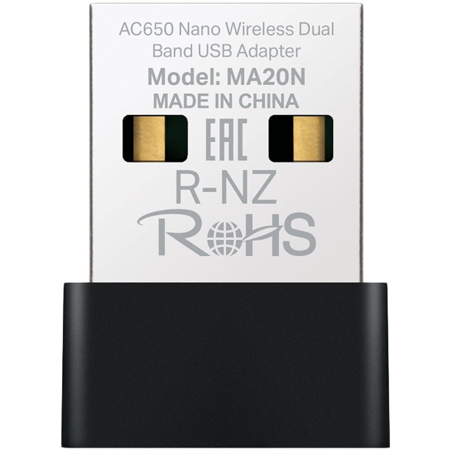Mercusys MA20N AC650 Nano Wi-Fi USB Adapter, 200