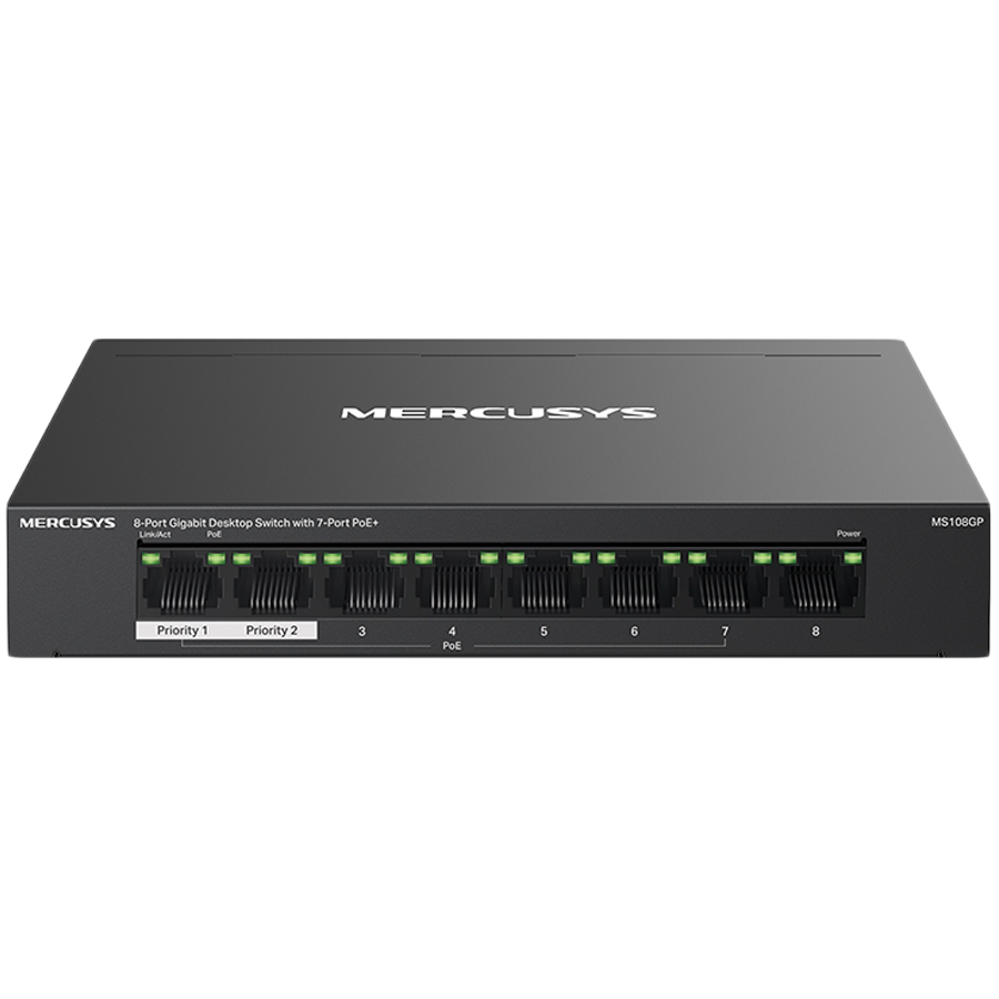 Mercusys MS108GP 8-Port Gigabit Desktop Switch