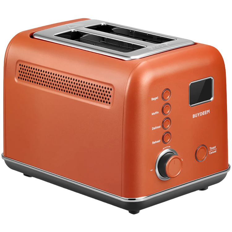 BUYDEEM 2 Slice Automatic Metal Toaster, model