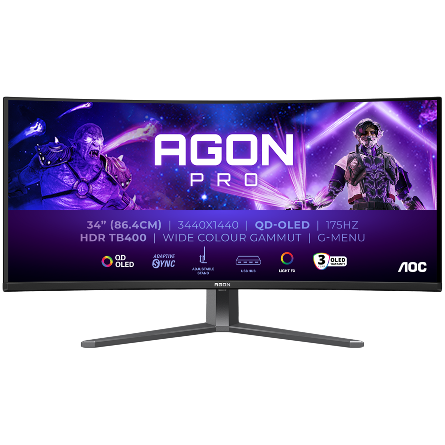 AOC Monitor LED AG346UCD AGON PRO 34" Curved