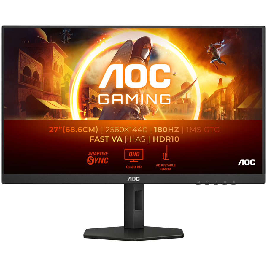 AOC Monitor LED Q27G4XN 27" QHD 2560x1440 Fast VA