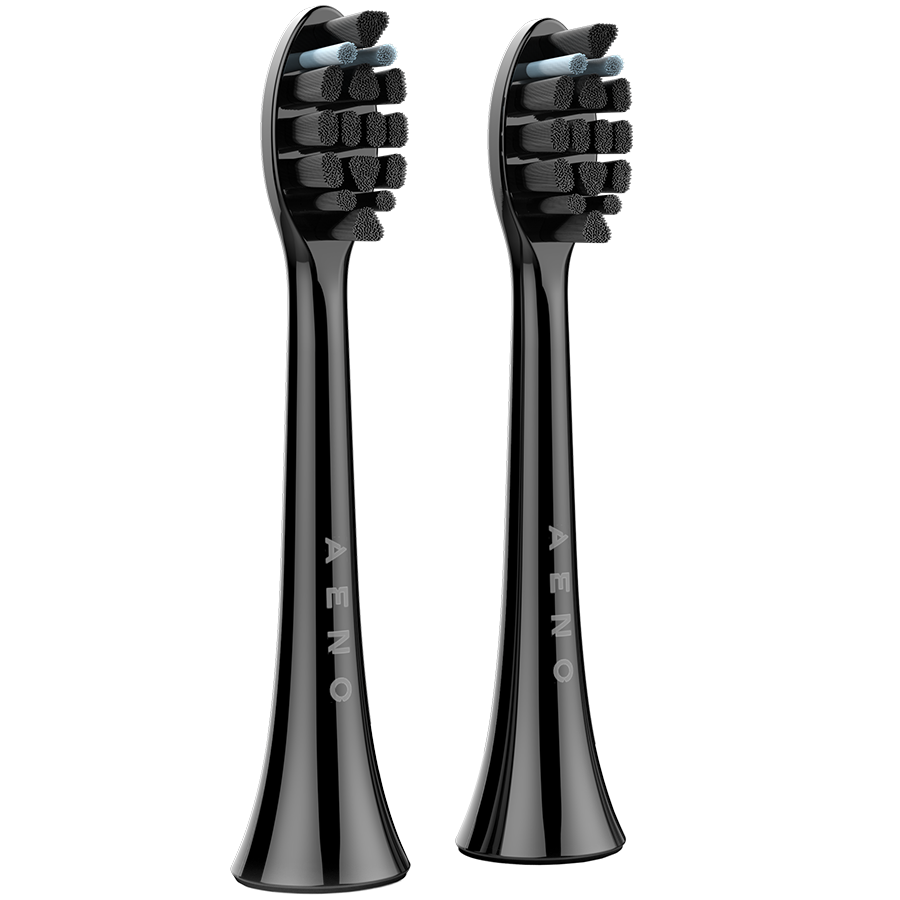 AENO Replacement toothbrush heads, Black, Dupont