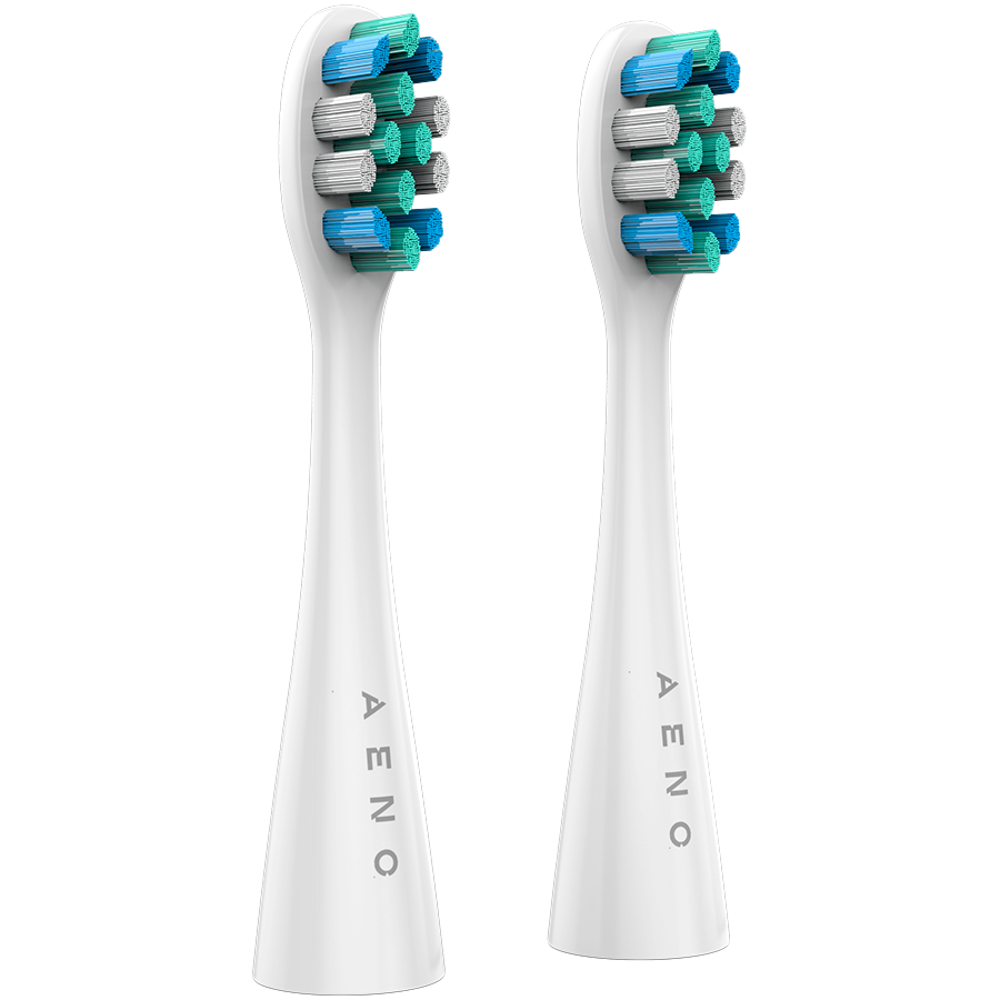 AENO Replacement toothbrush heads, White, Dupont